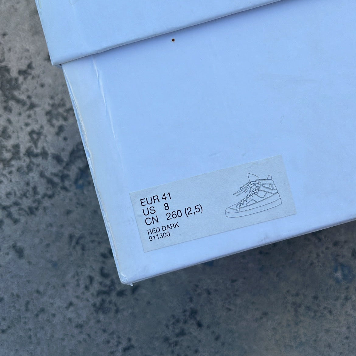 Maison Margiela x H&M High-Top White - EU41 / US8 / UK7