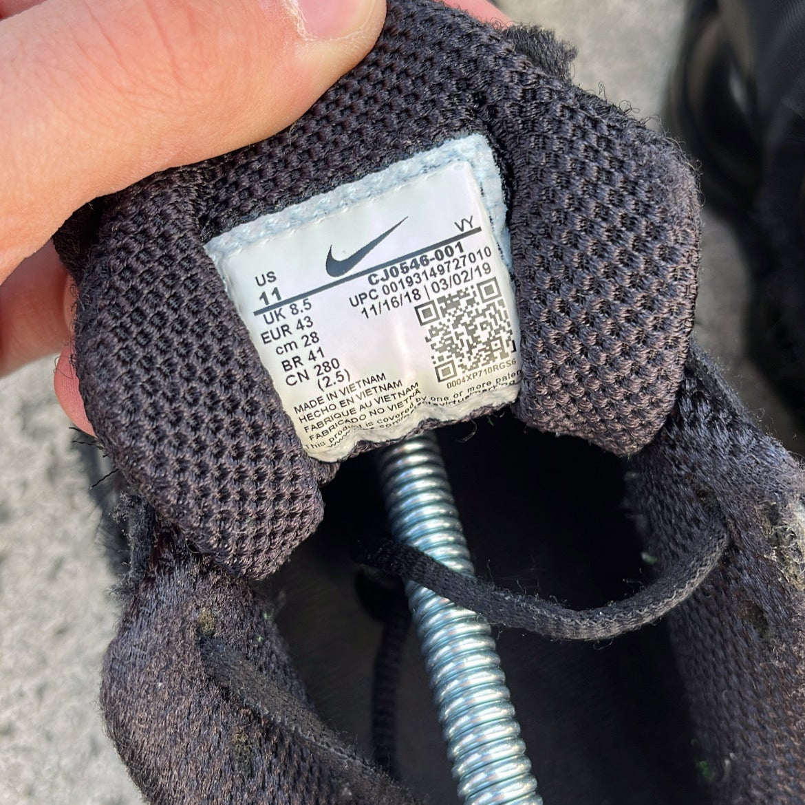 Shox CDG Black - EU43 / US9.5 / UK8.5
