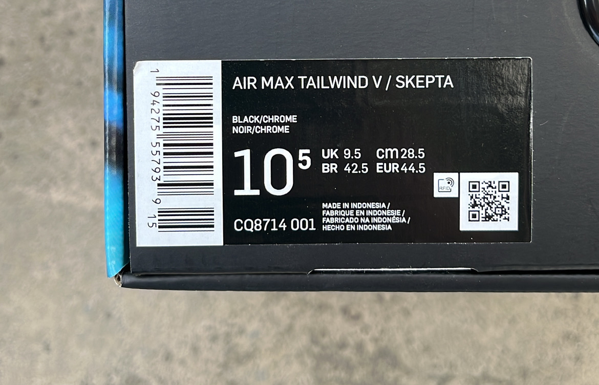 Air Max Skepta Blue - EU44.5 / US 10.5 / UK 9.5