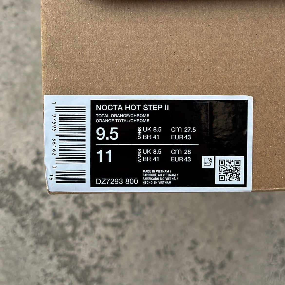 Nocta Hot Step 2 Orange - EU43 / US9.5 / UK8.5