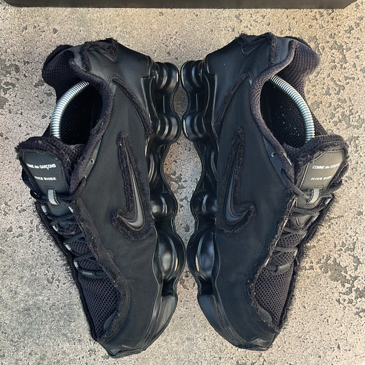 Shox CDG Black - EU43 / US9.5 / UK8.5