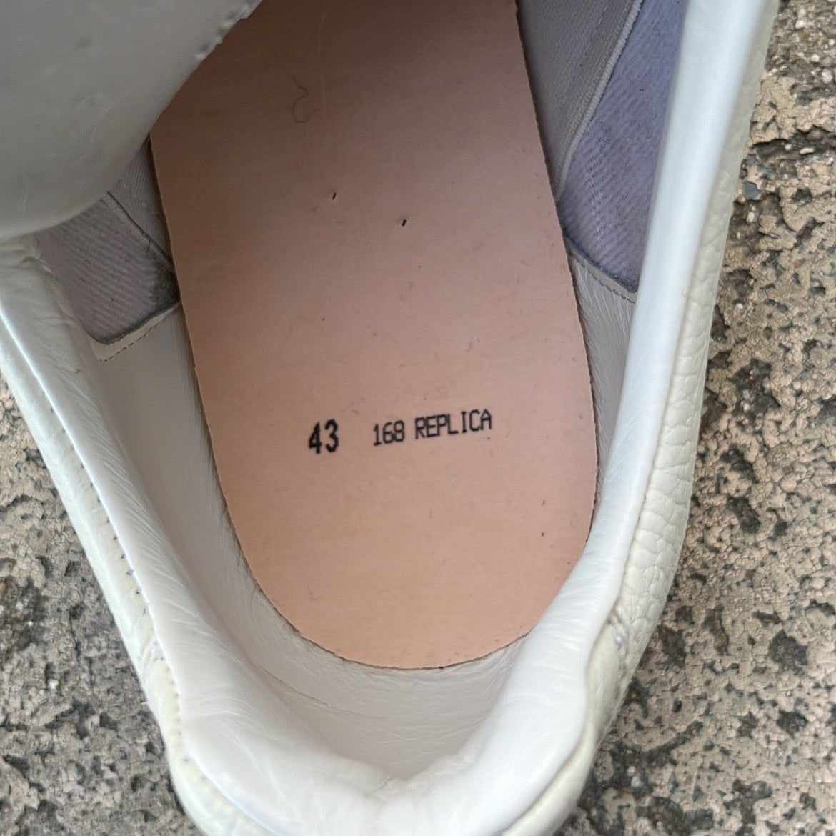 Maison Margiela GAT Paint Splatter Black & White - EU43 / US9.5 / UK8.5