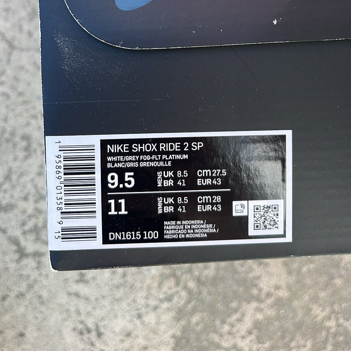 Shox Supreme White - EU43 / US9.5 / UK8.5