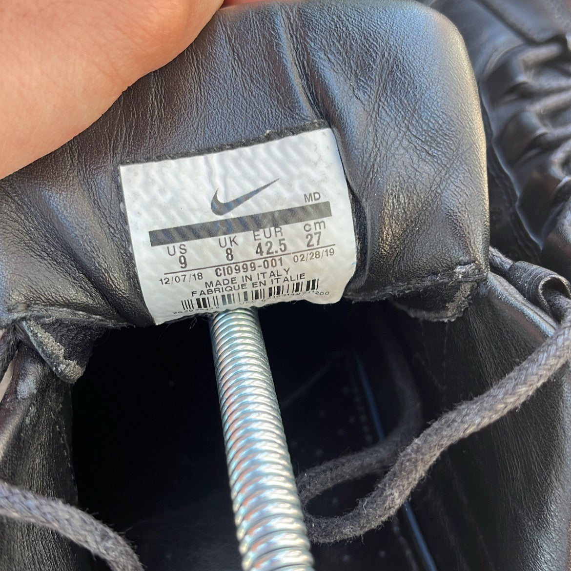 Air Max 95 Supreme Black - EU42.5 / US9 / UK8