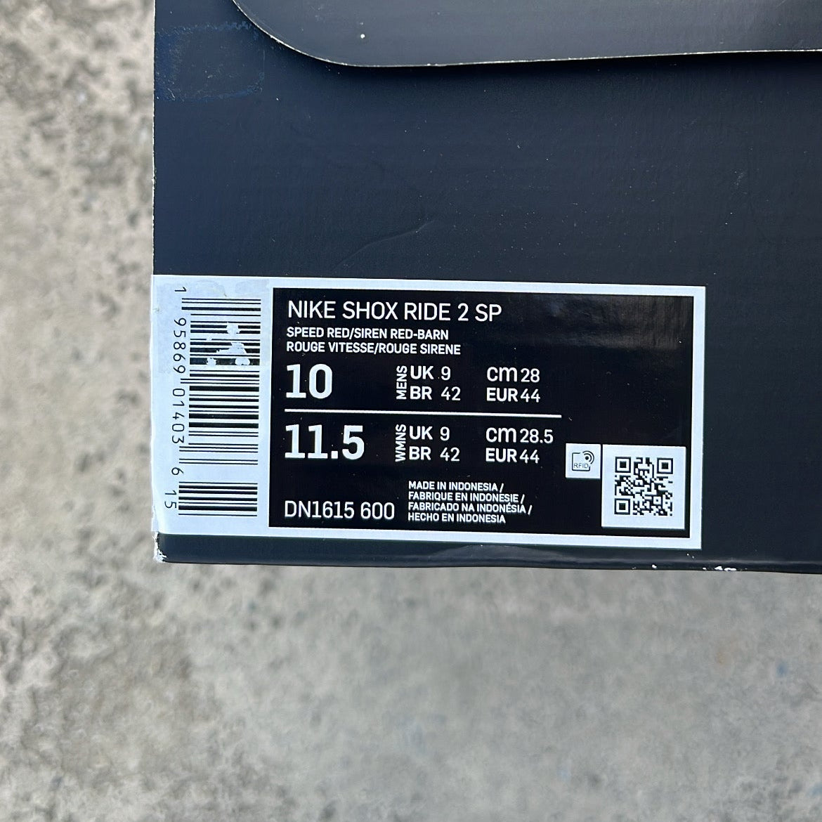 Shox Supreme Red - EU44 / US10 / UK9
