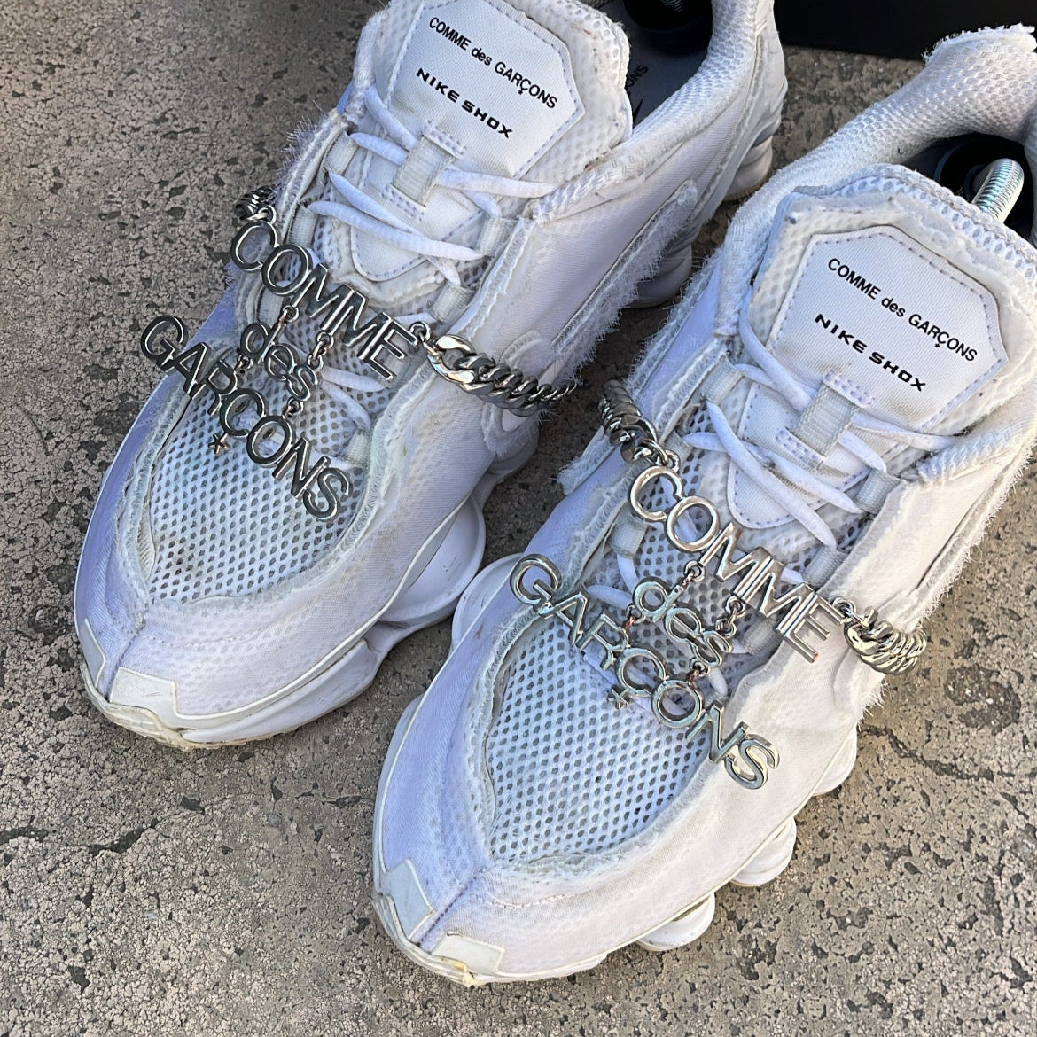 Shox CDG White - EU42 / US8.5 / UK7.5