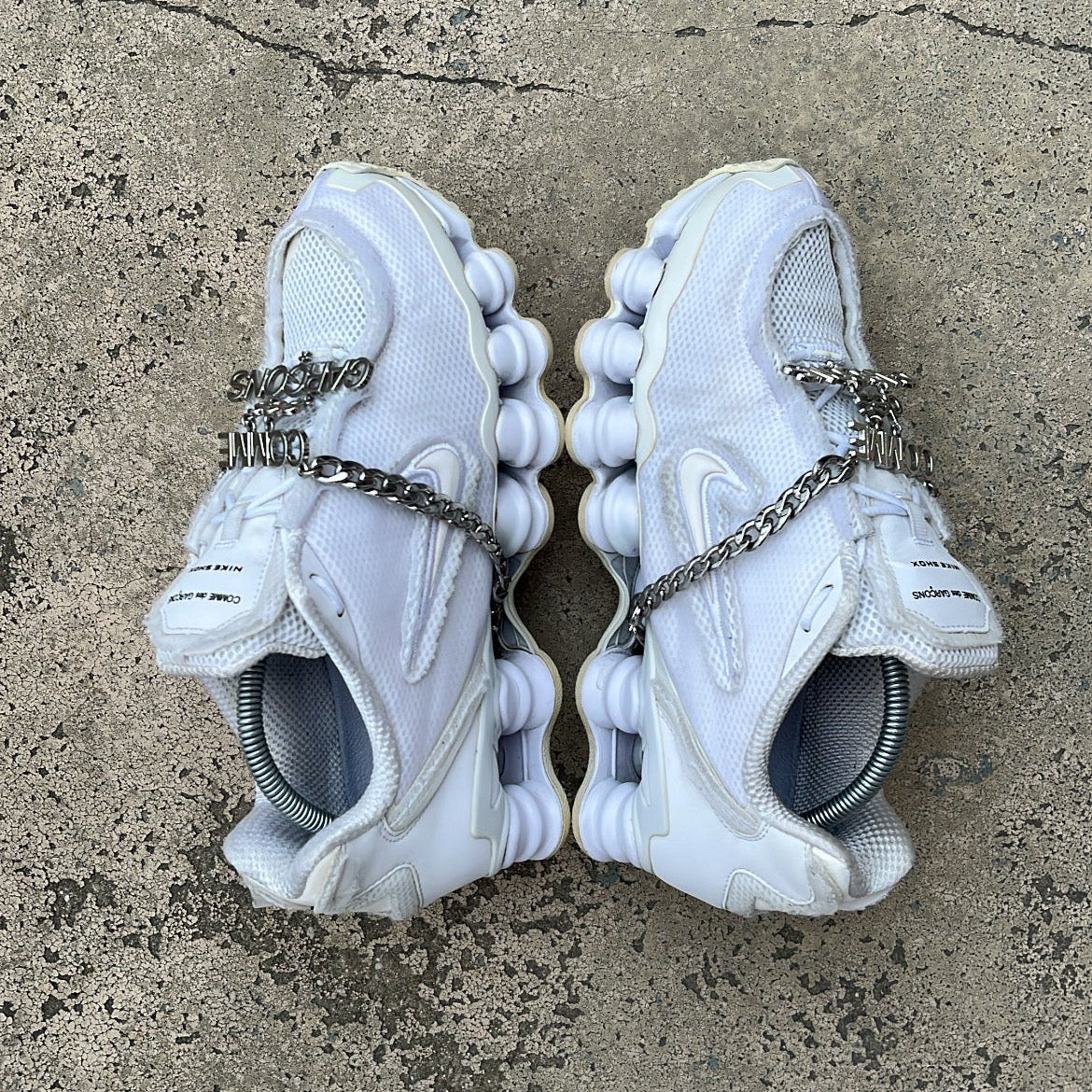 Shox CDG White - EU42 / US8.5 / UK7.5