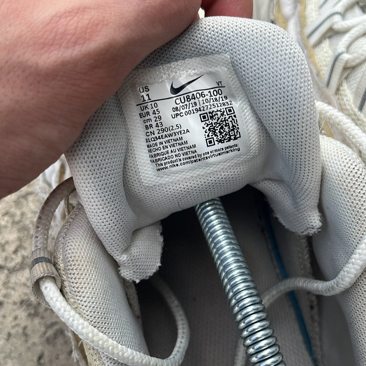 Air Max 95 CDG White - EU45 / US11 / UK10