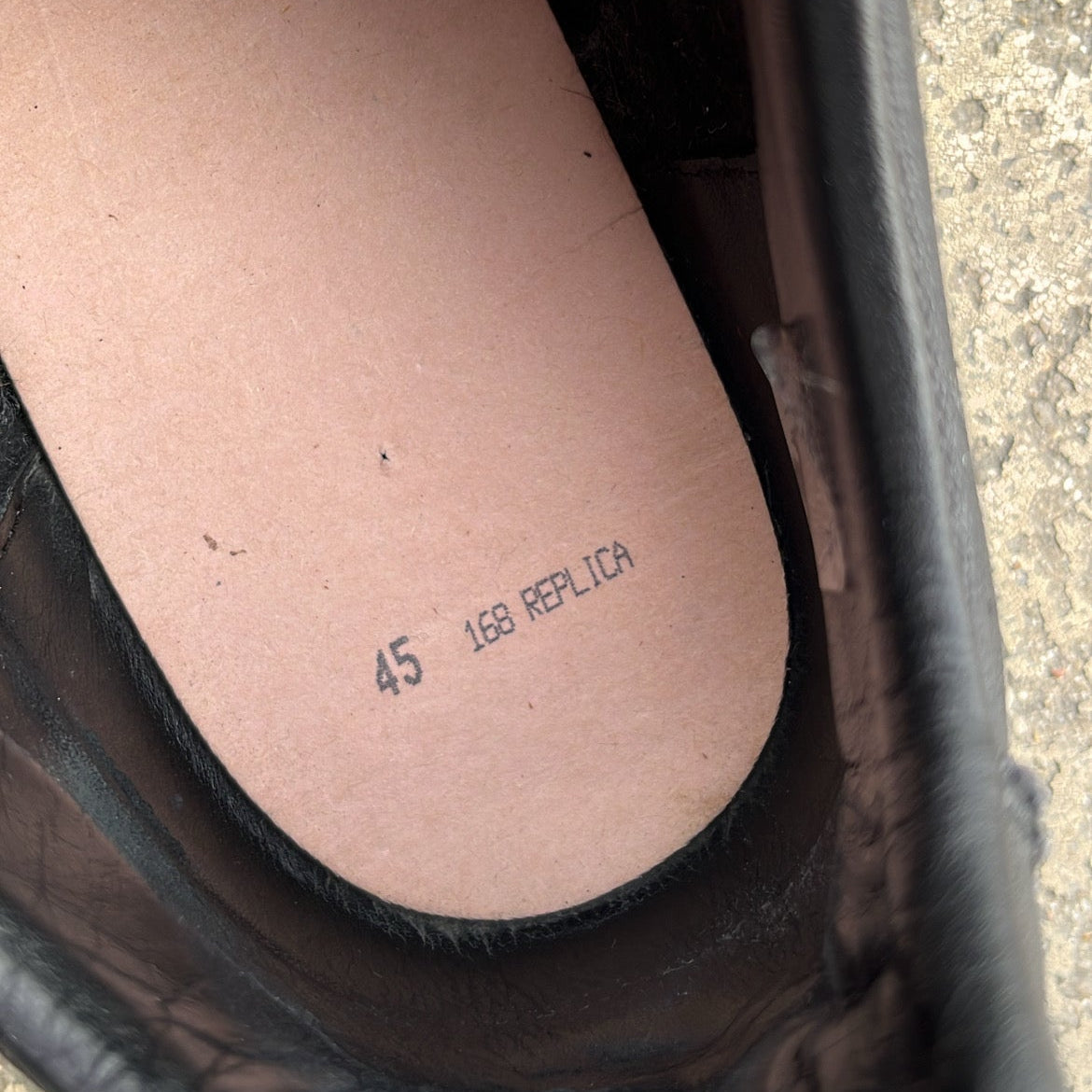 Maison Margiela GAT Distressed Canvas Black - EU45 / US11 / UK10
