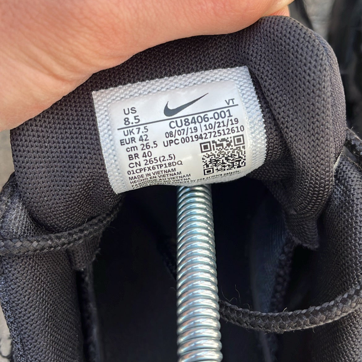 Air Max 95 CDG Black - EU42 / US8.5 / UK7.5