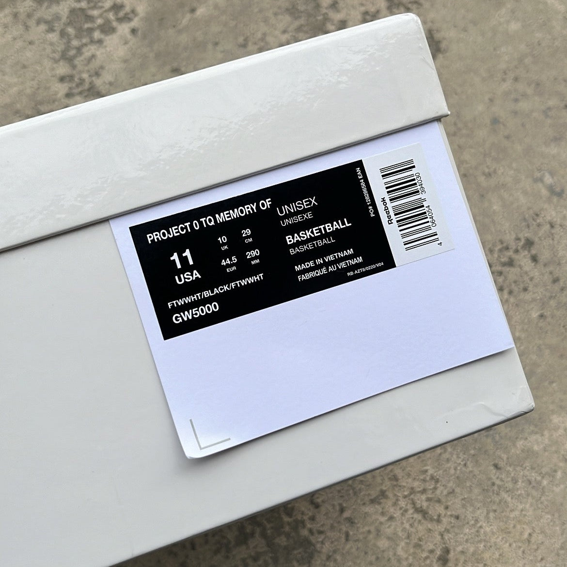 Reebok Maison Margiela White - EU45 / US11 / UK10