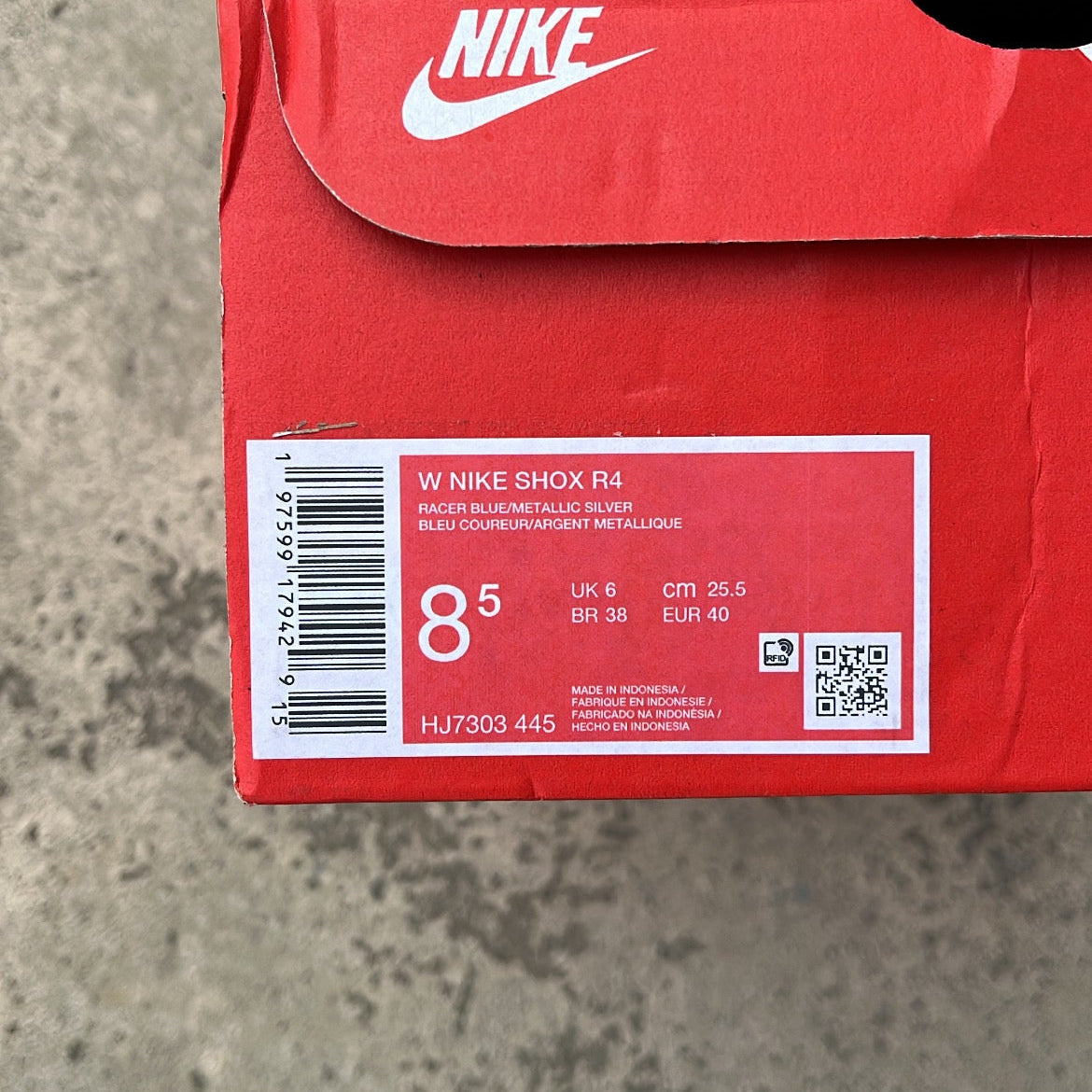 Shox R4 Racer Blue - EU40 / US7 / UK6