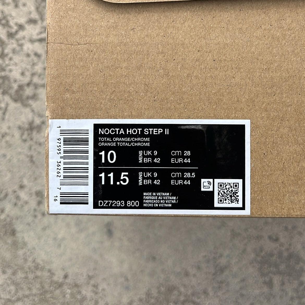 Nocta Hot Step 2 Orange - EU44 / US10 / UK9