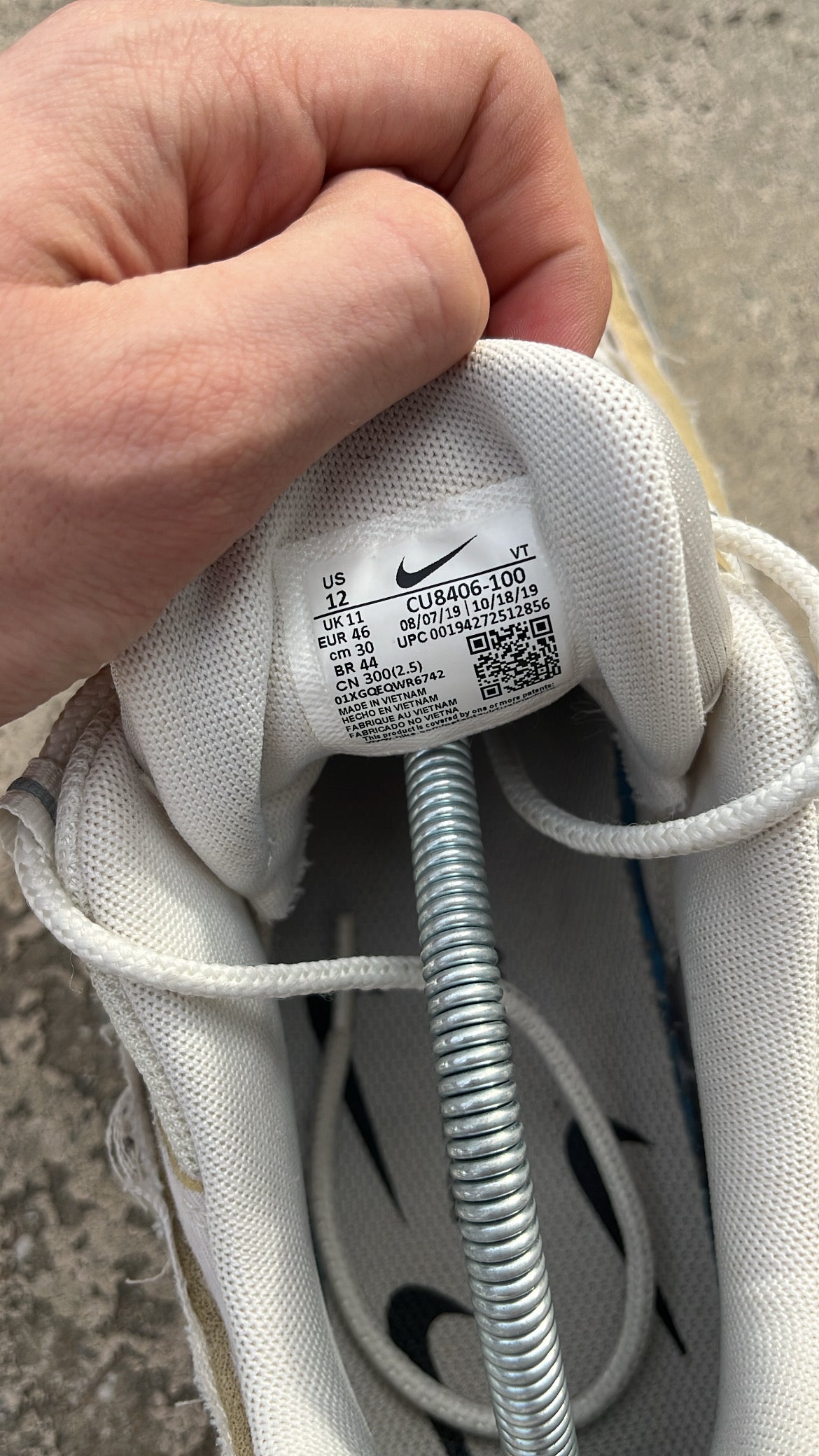 Air Max 95 CDG White - EU46 / US12 / UK11