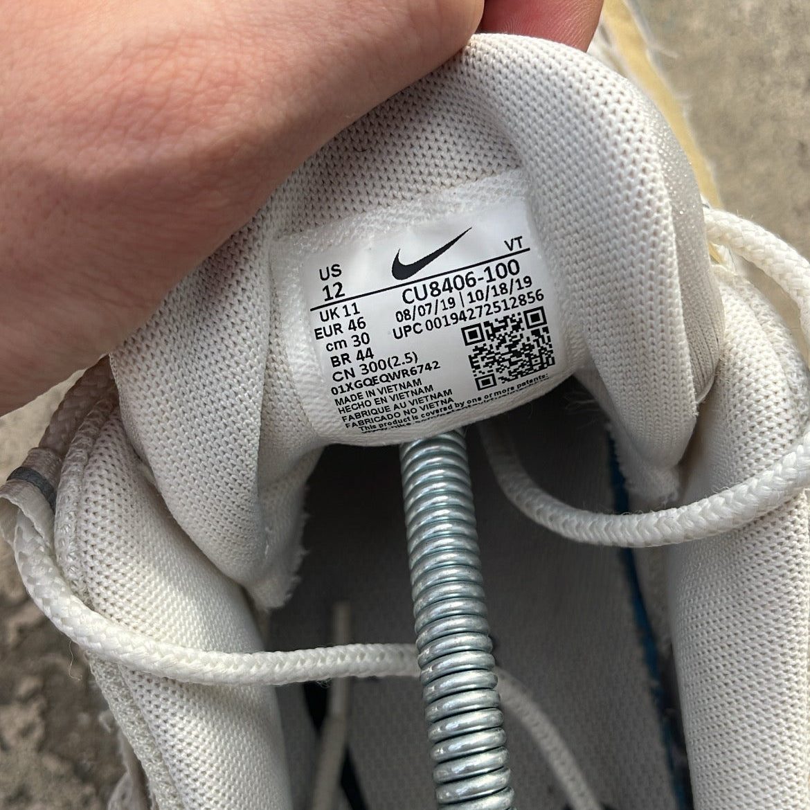 Air Max 95 CDG White - EU46 / US12 / UK11