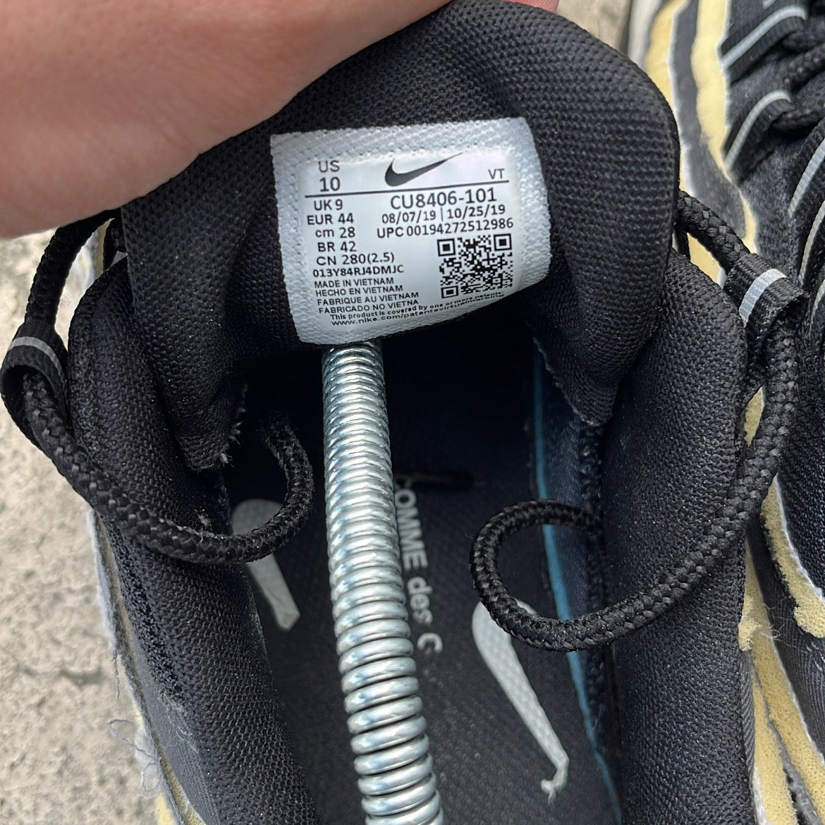 Air Max 95 CDG Grey - EU44 / US10 / UK9