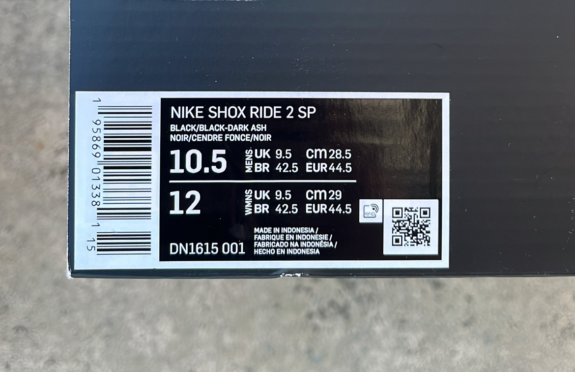 Shox Supreme Black - EU44.5 / US10.5 / UK9.5