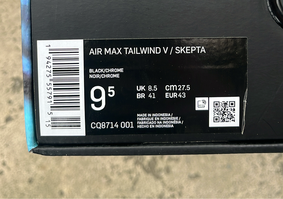 Air Max Skepta Blue - EU43 / US9.5 / UK8.5