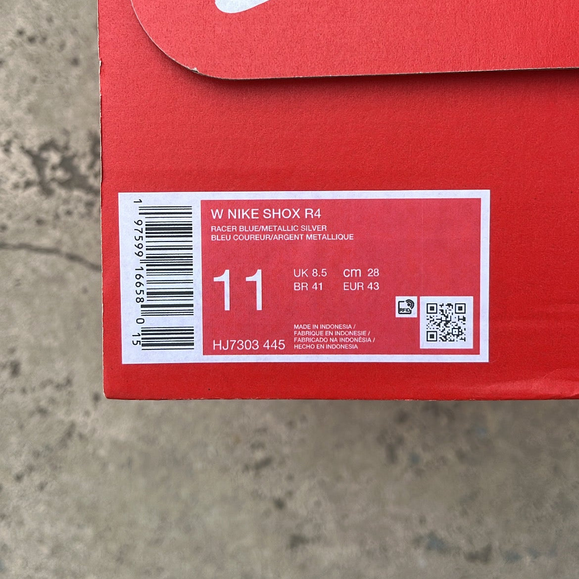 Shox R4 Racer Blue - EU43 / US9.5 / UK8.5