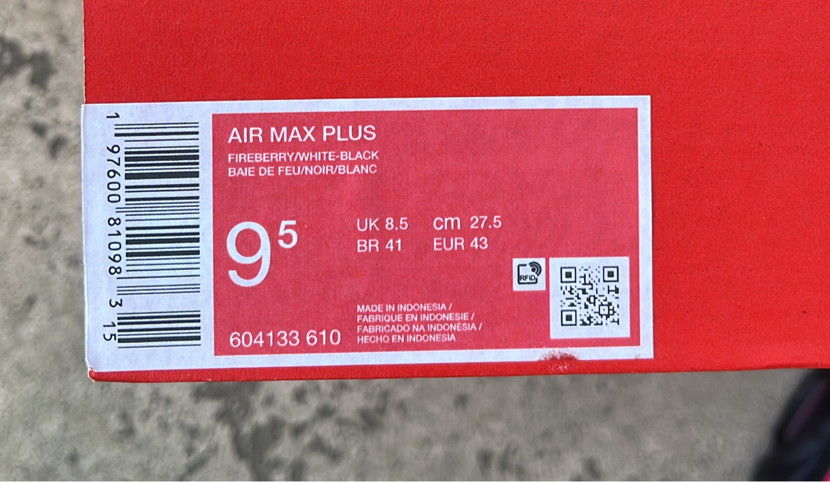 Tn Fireberry - EU43 / US9.5 / UK8.5