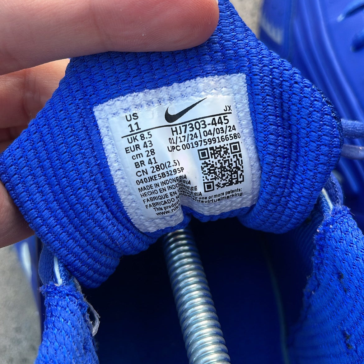 Shox R4 Racer Blue - EU43 / US9.5 / UK8.5