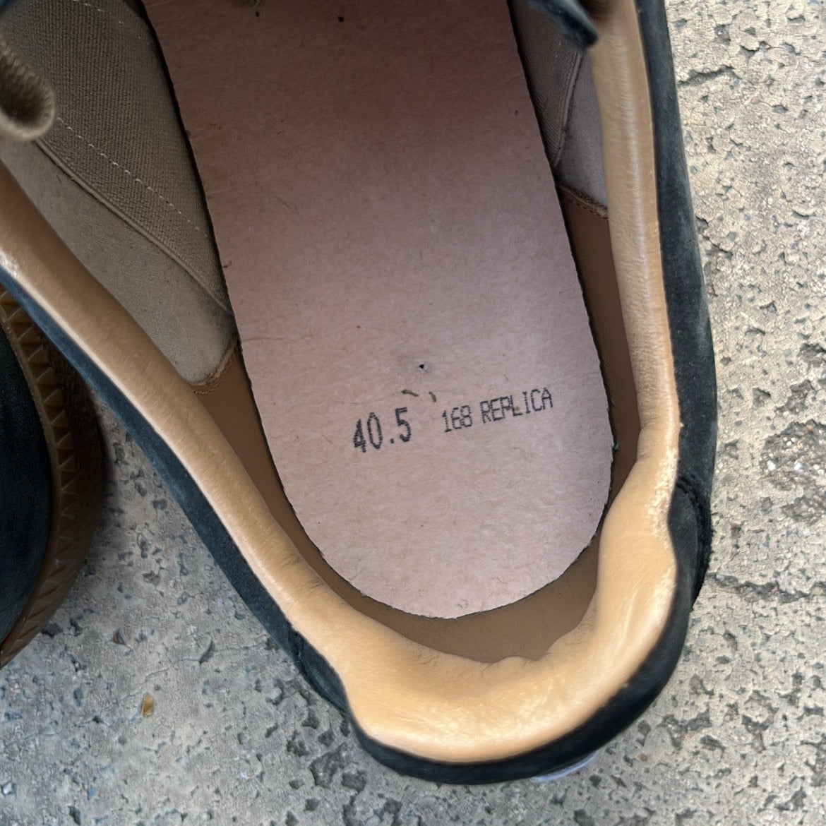 Maison Margiela GAT Paint Splatter Black - EU40.5 / US7.5 / UK6.5