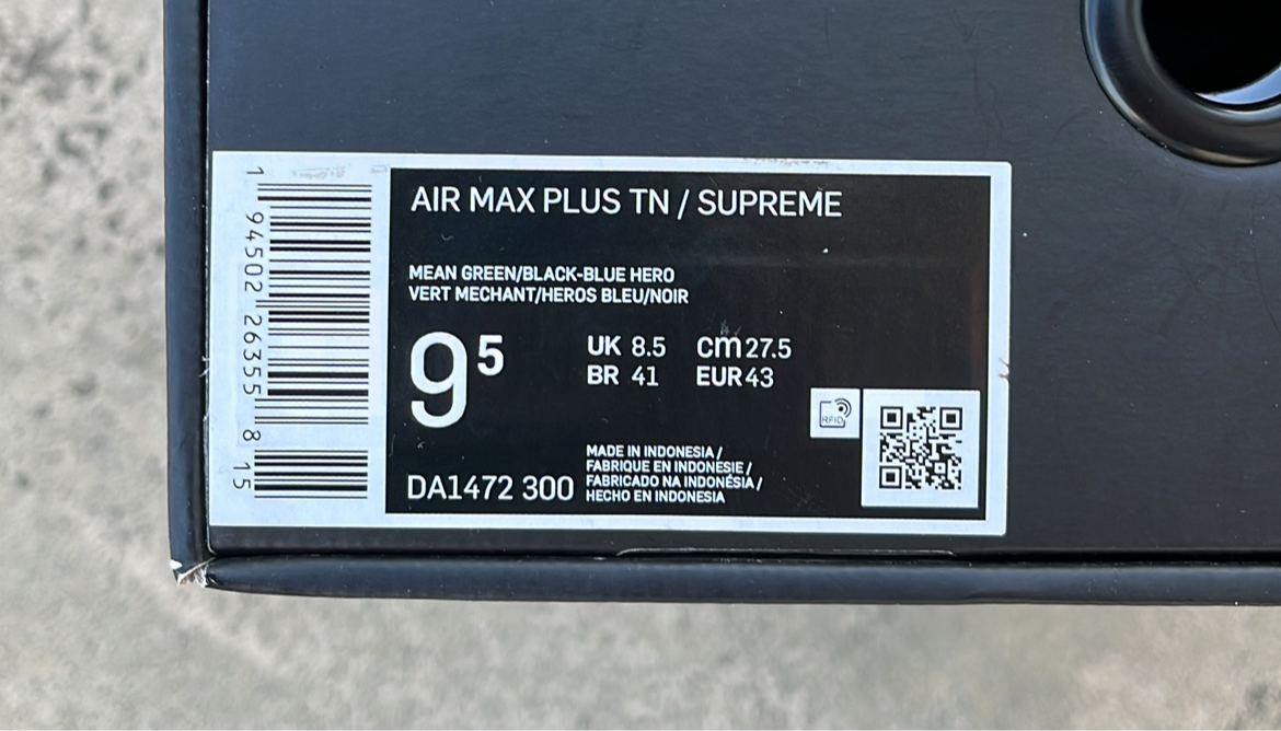 Tn Supreme Green - EU43 / US9.5 / UK8.5