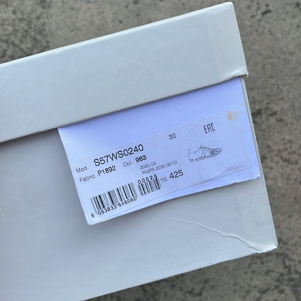 Maison Margiela GAT Paint Splatter White - EU42.5 / US9 / UK8
