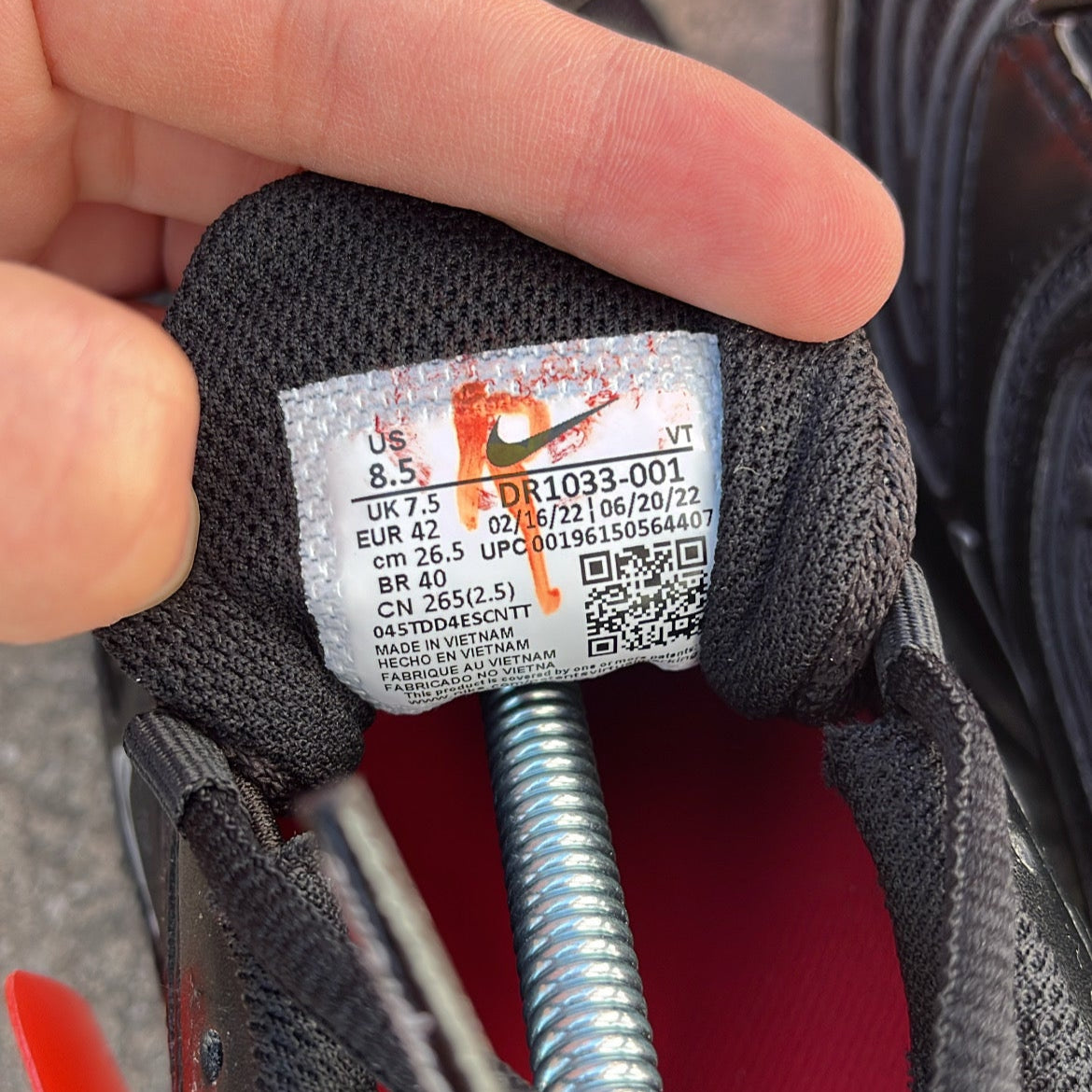 Air Max 98TL Supreme Black - EU42 / US8.5 / UK7.5