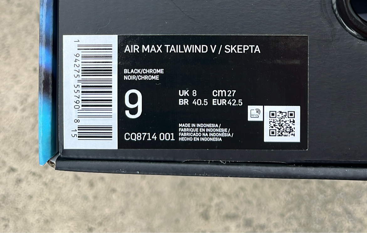 Air Max Skepta Blue - EU42.5 / US9 / UK8