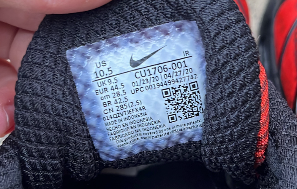 Air Max Skepta Red - EU44.5 / US10.5 / UK9.5