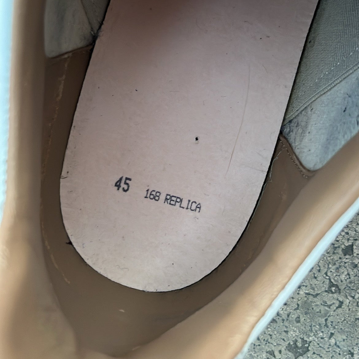 Maison Margiela GAT Paint Splatter White - EU45 / US11 / UK10