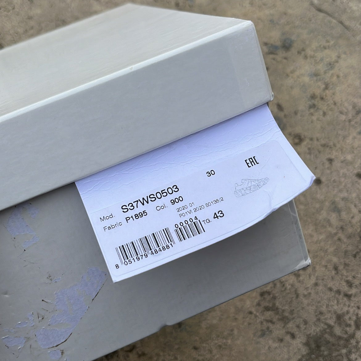 Maison Margiela GAT Paint Splatter Grey - EU43 / US9.5 / UK8.5