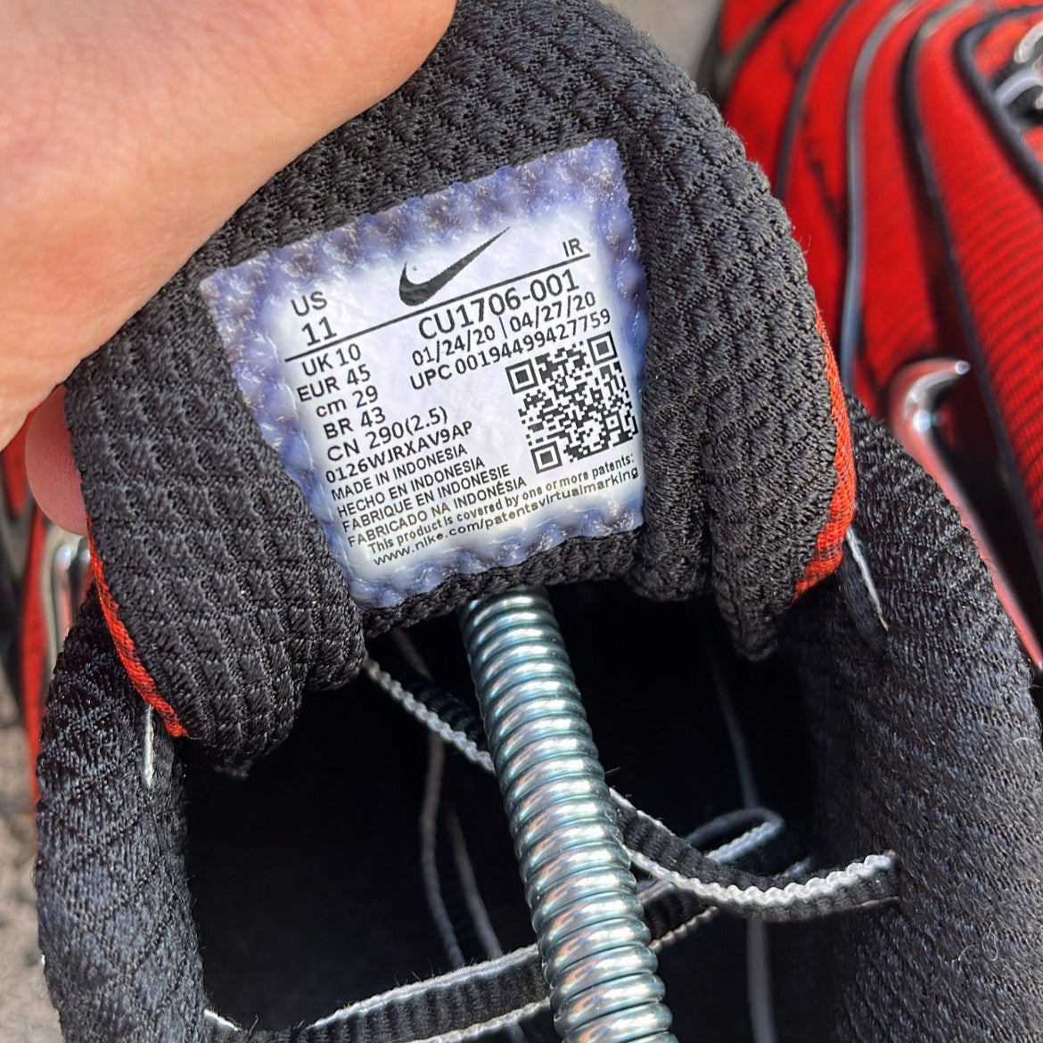 Air Max Skepta Red - EU45 / US11 / UK10