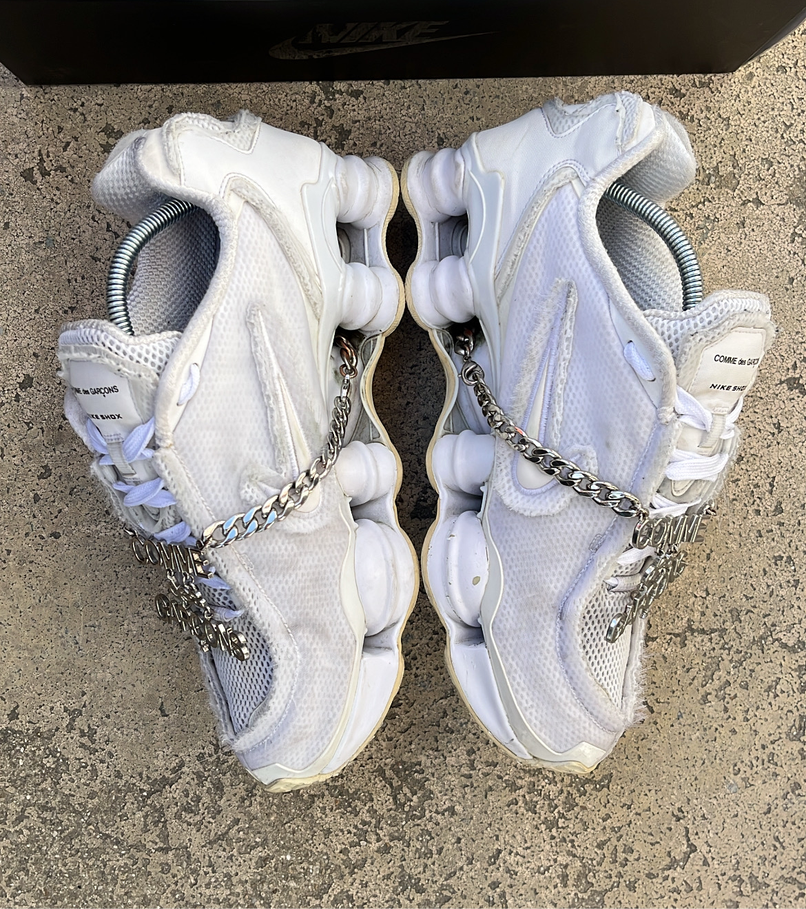 Shox CDG White - EU43 / US9 / UK8