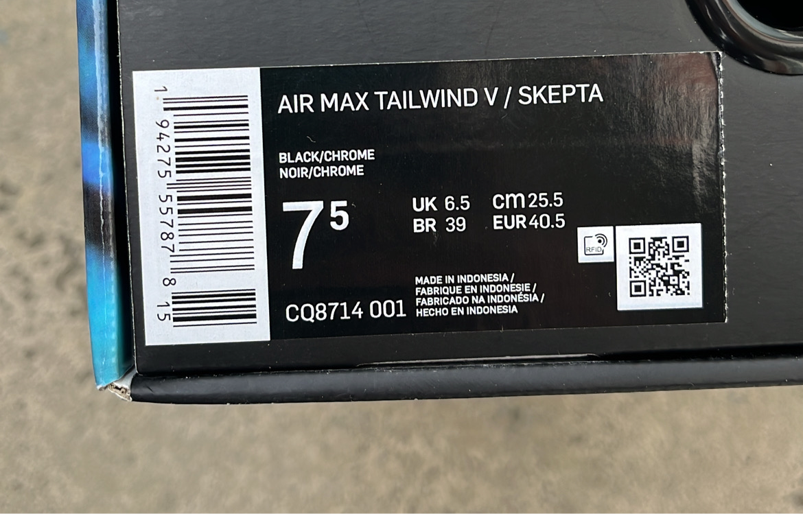 Air Max Skepta Blue - EU40.5 / US7.5 / UK6.5
