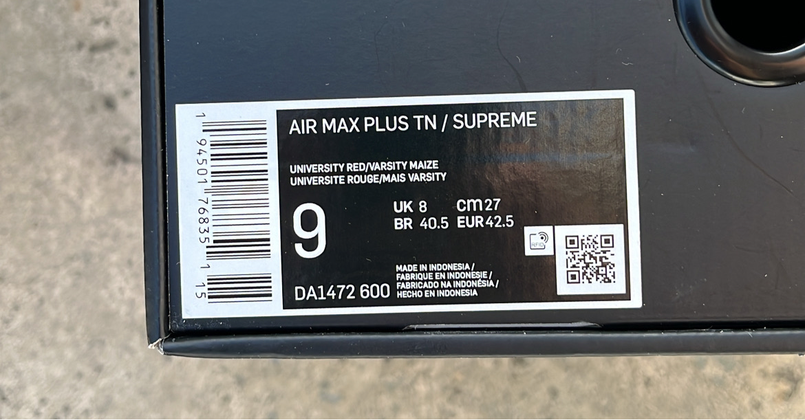 Tn Supreme Red - EU42.5 / US9 / UK8