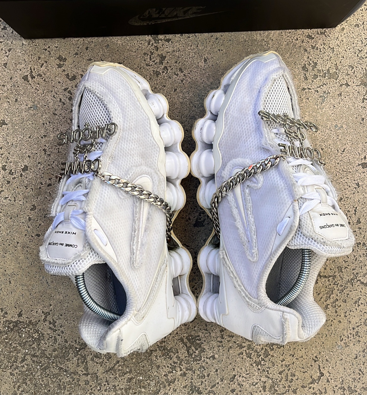 Shox CDG White - EU43 / US9 / UK8