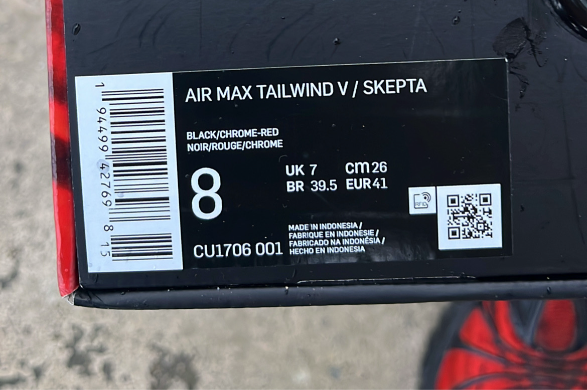 Air Max Skepta Red - EU41 / US8 / UK7