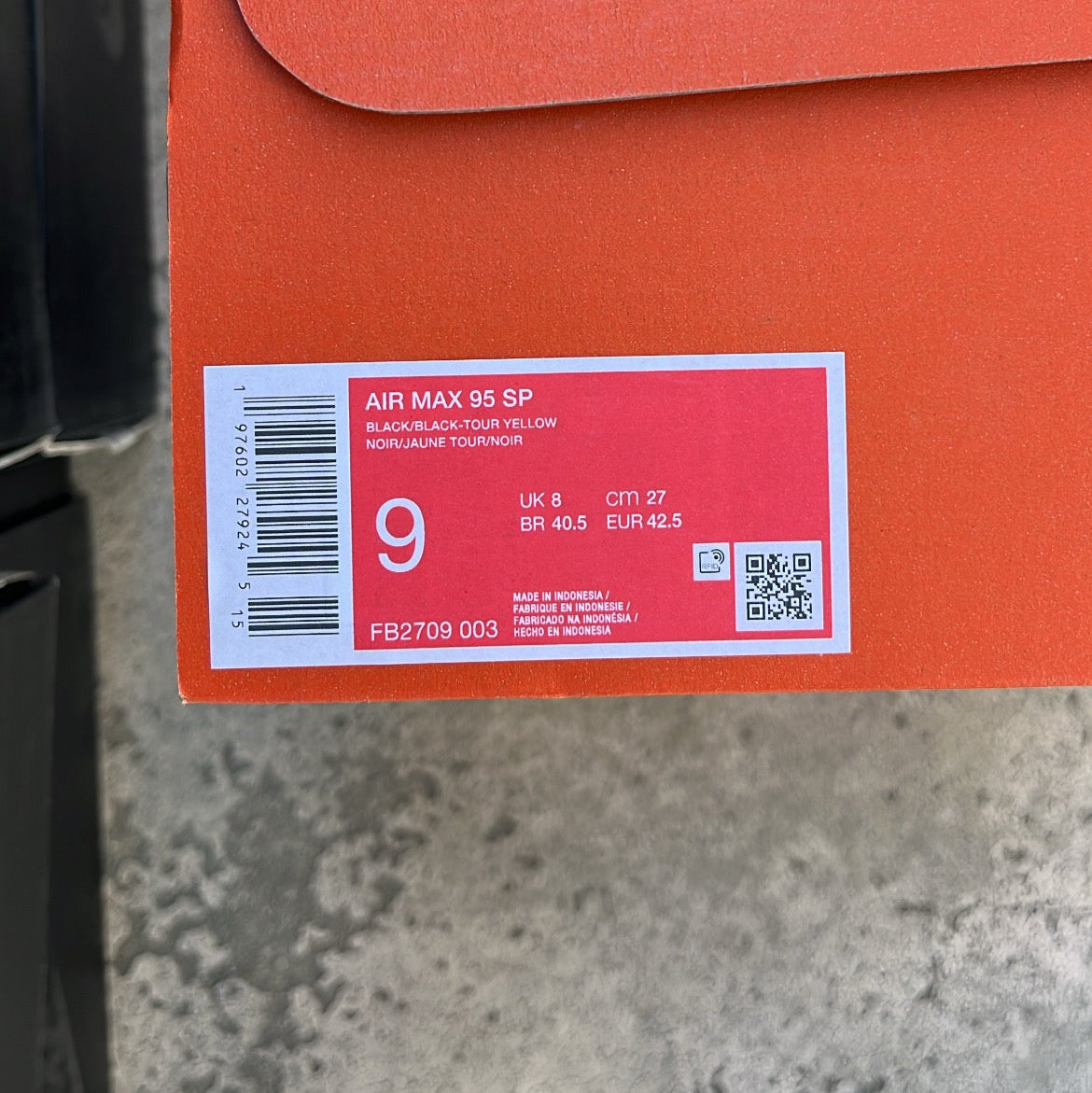 Air Max 95 Corteiz Honey Black - EU42.5 / US9 / UK8