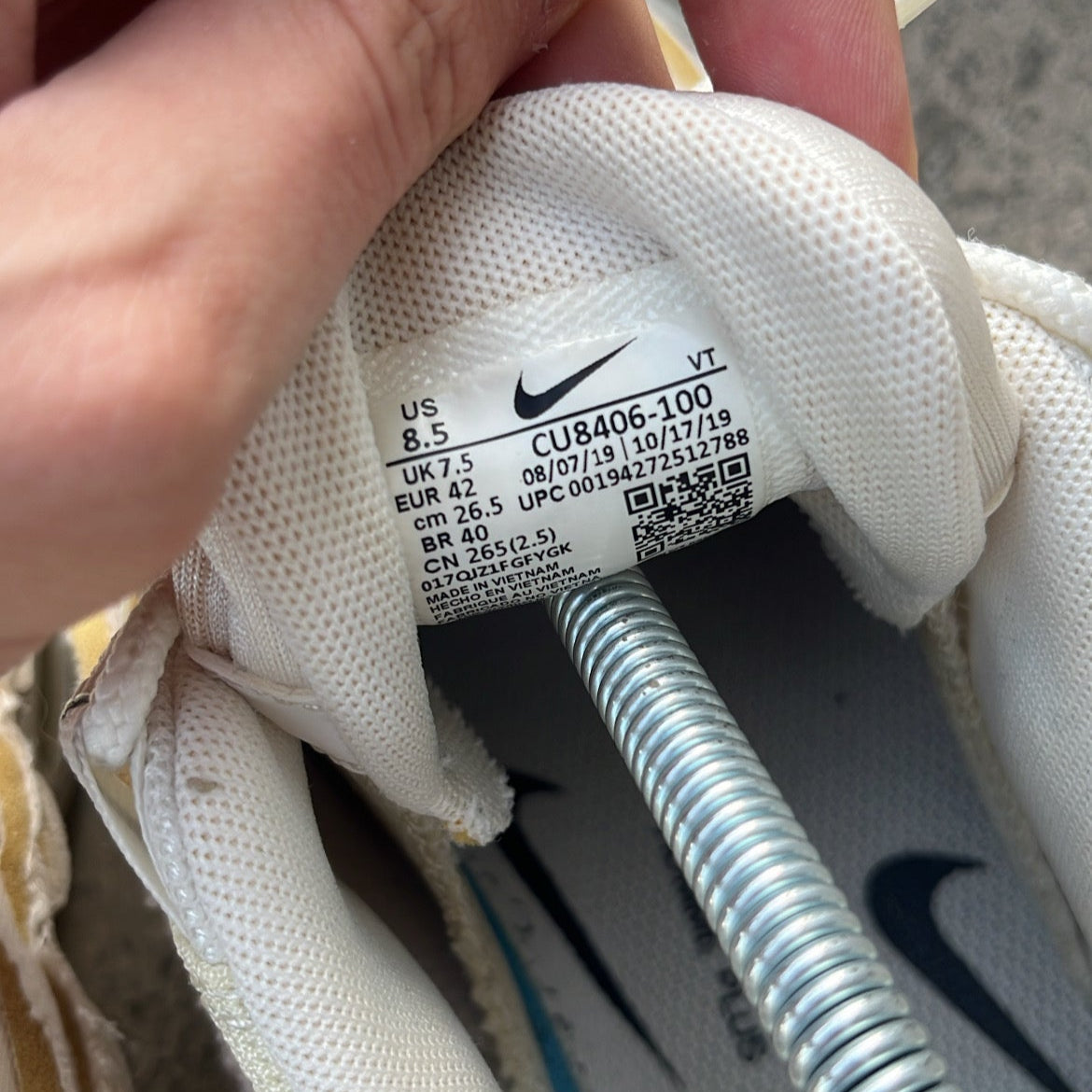 Air Max 95 CDG White - EU42 / US8.5 / UK7.5