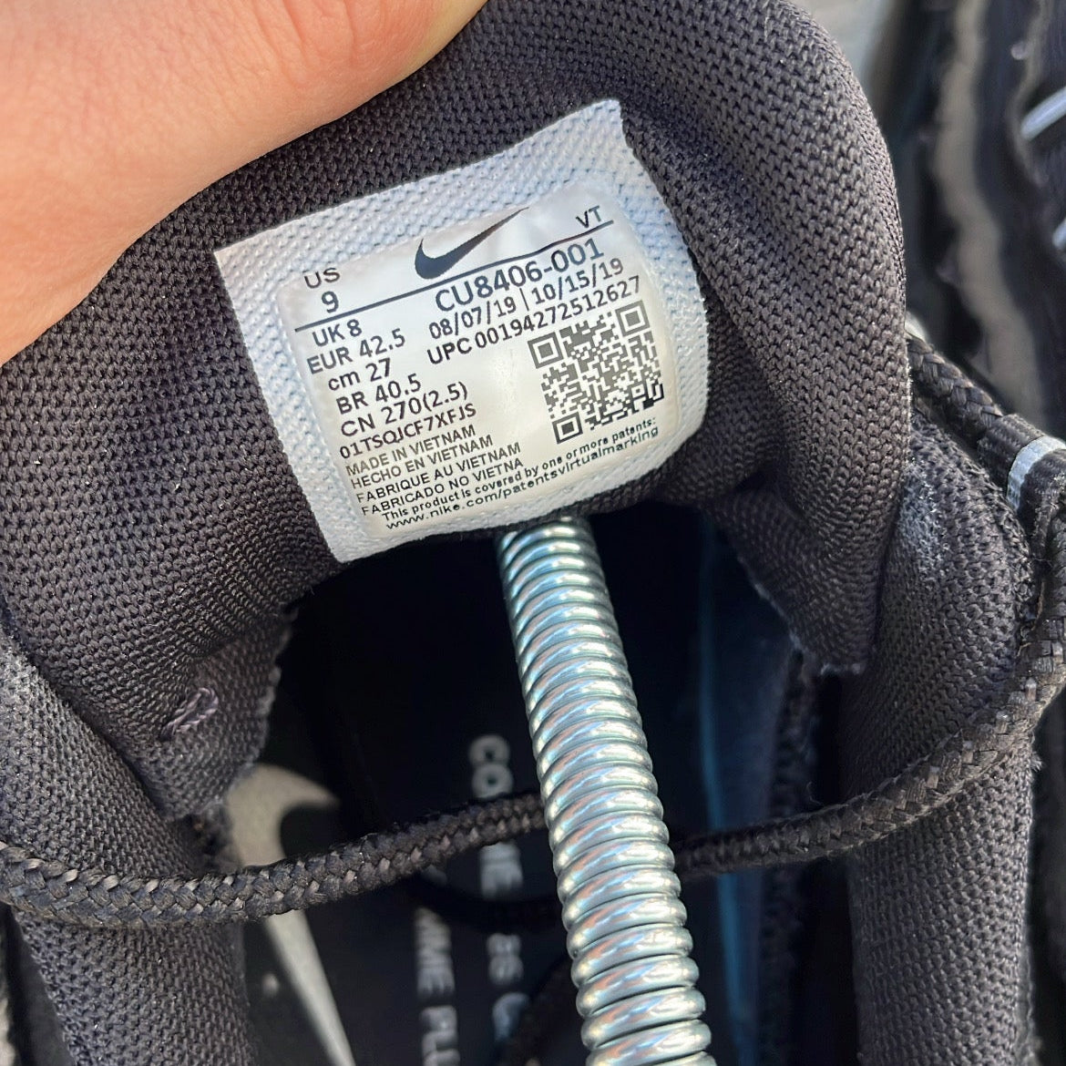 Air Max 95 CDG Black - EU42.5 / US9 / UK8