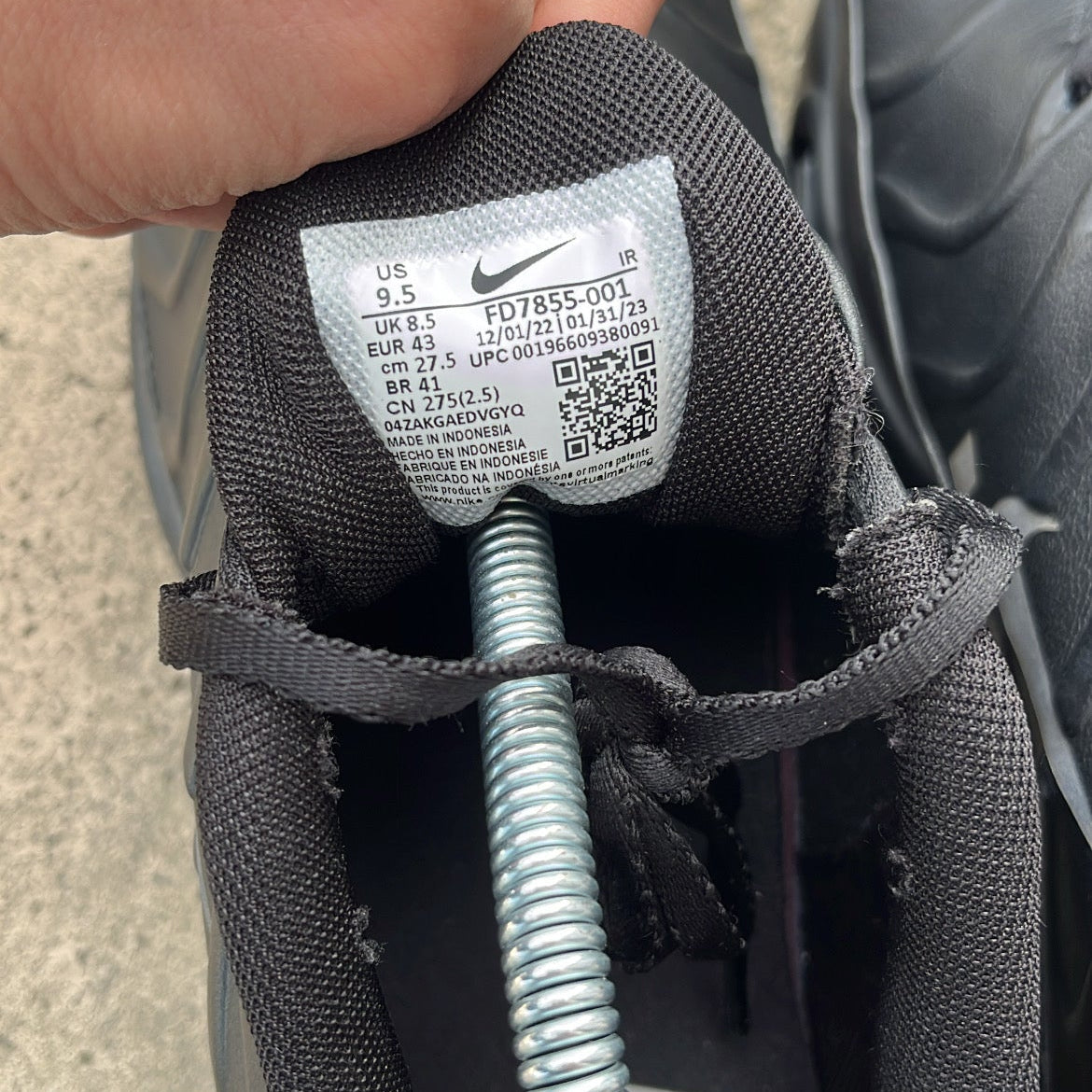 TN A Cold Wall Black - EU43 / US9.5 / UK8.5