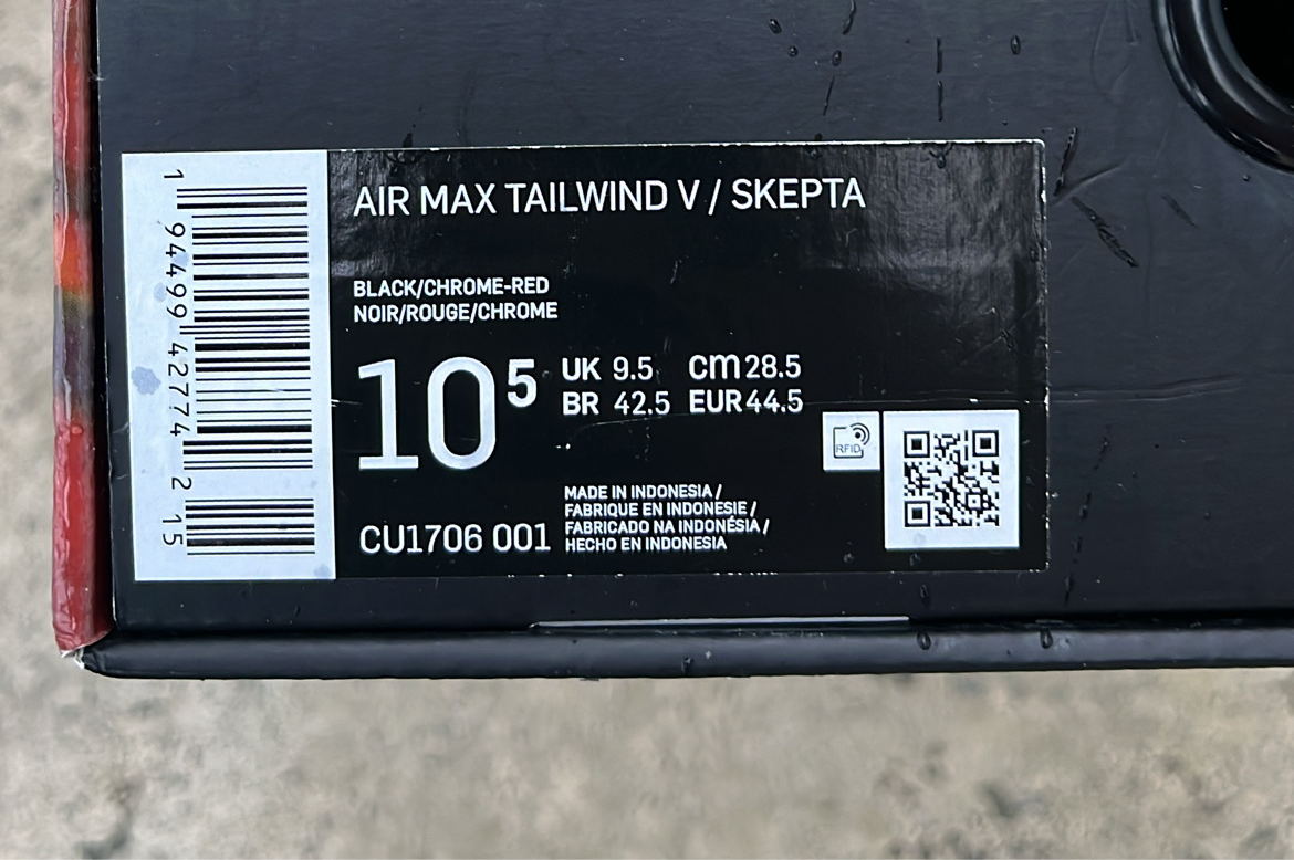 Air Max Skepta Red - EU44.5 / US10.5 / UK9.5