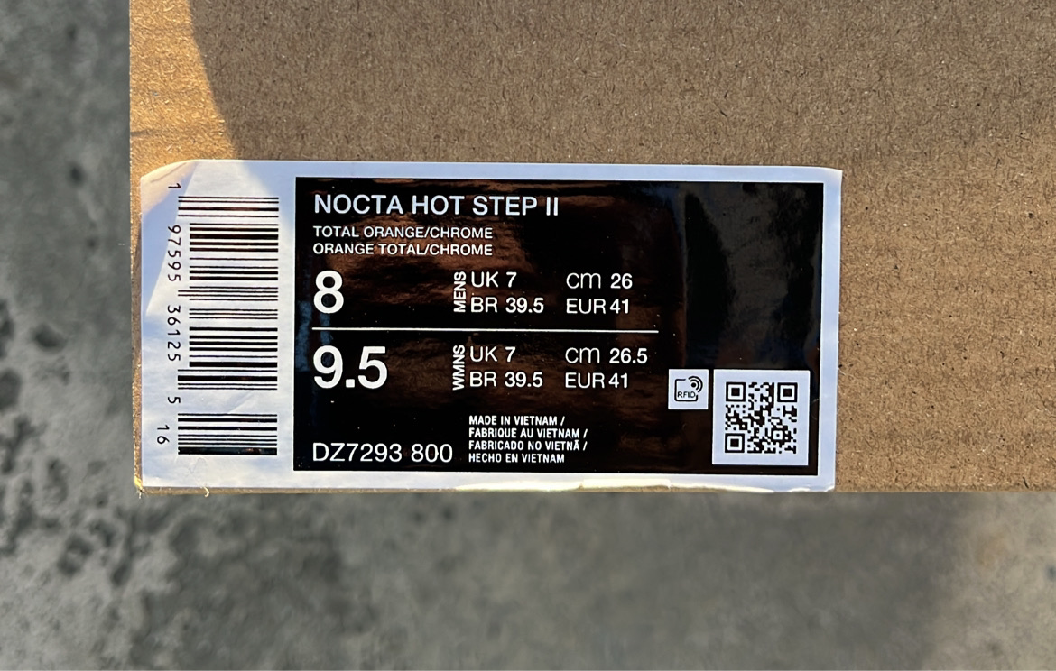 Nocta Hot Step 2 Orange - EU41 / US8 / UK7