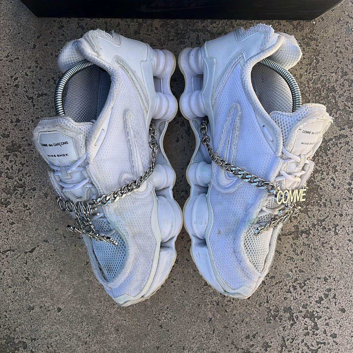 Shox CDG White - EU42 / US8.5 / UK7.5