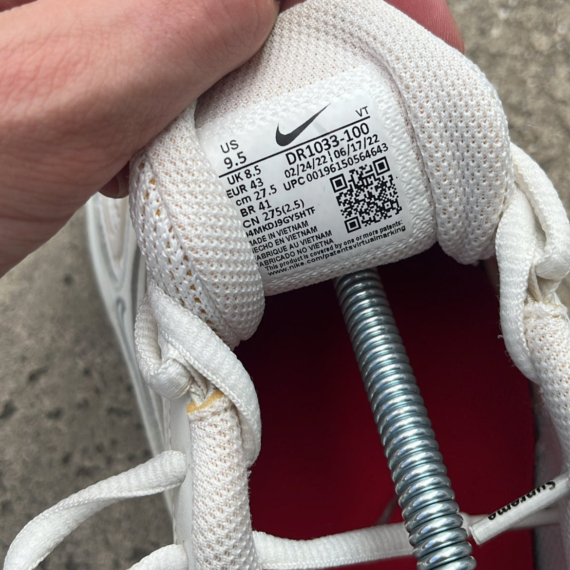 Air Max 98TL Supreme White - EU43 / US9.5 / UK8.5