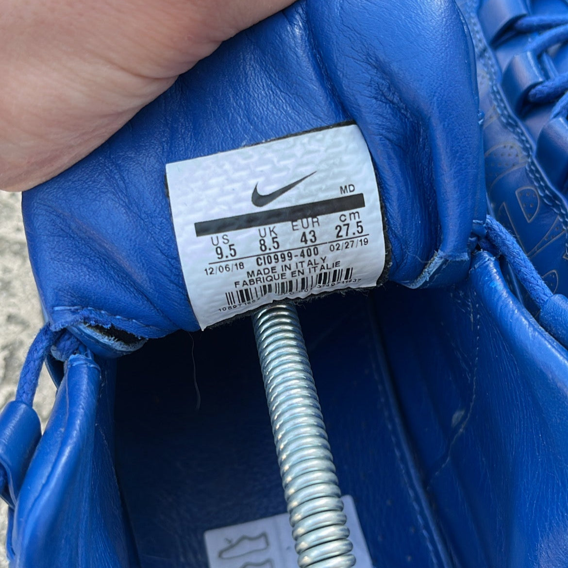 Air Max 95 Supreme Blue - EU43 / US9.5 / UK8.5