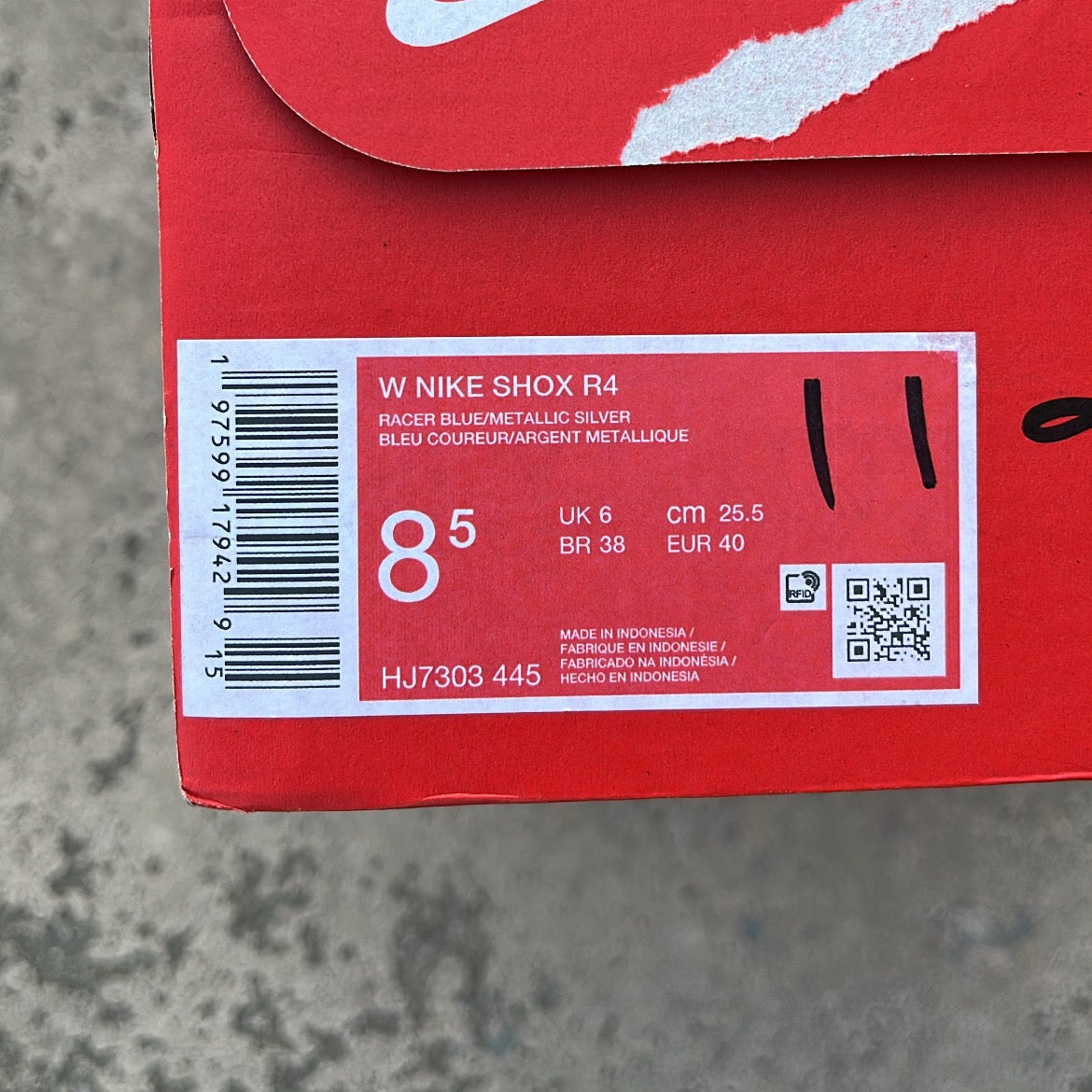 Shox R4 Racer Blue - EU40 / US7 / UK6