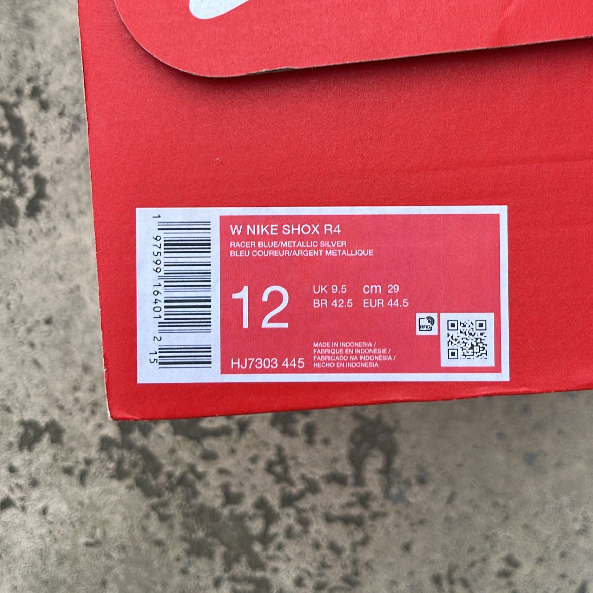 Shox R4 Racer Blue - EU44.5 / US10.5 / UK9.5